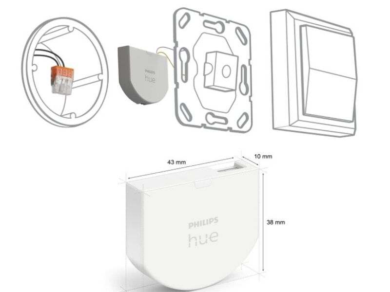 module interrupteur philips hue installation